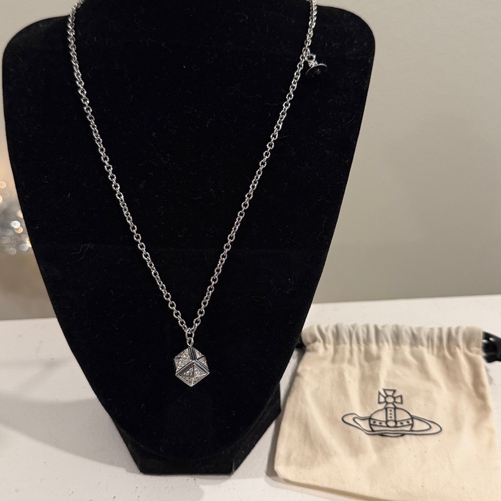 Vivienne Westwood Crystal Dice Punk Necklace NWT